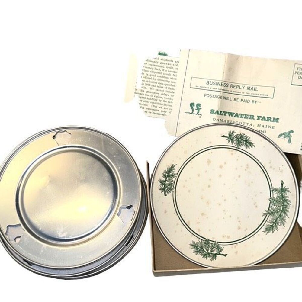 Silverim plates - set of 8